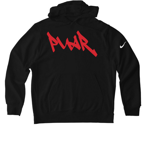 PUAR X NIKE, a Black Nike Club Fleece Pullover Hoodie
