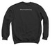 Red, White, & Blue Hearts - Adult&nbsp;, a Black Crewneck Sweatshirt (back-view)