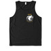 Tank w/ front logo only, a Deep Black Allmade Eco Triblend Tank