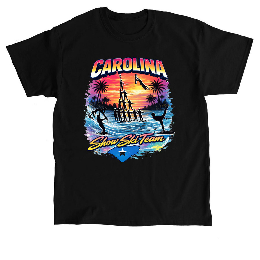 Retro Montage&nbsp;, a Black Classic Unisex Tee