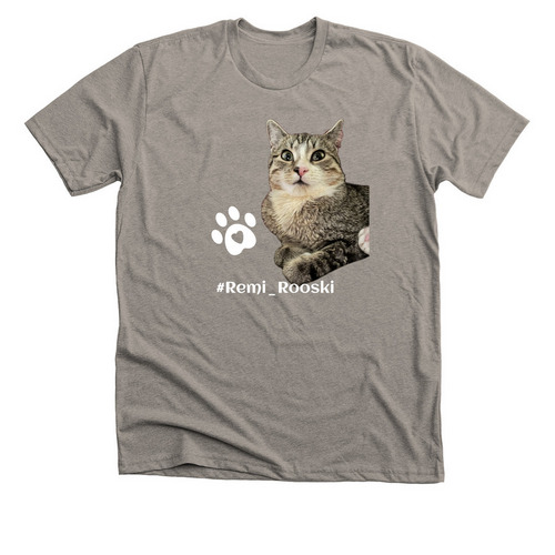 Remi Rooski, a Heather Stone Premium Unisex Tee