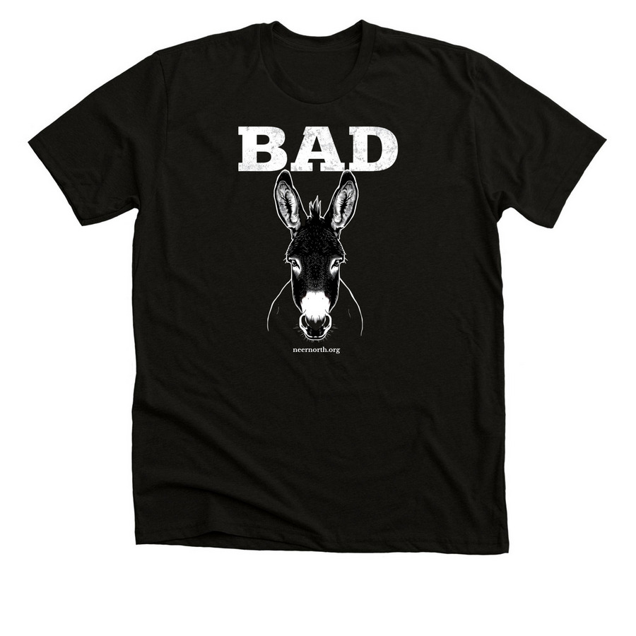 Bad Ass - Black&nbsp;, a Solid Black Blend Premium Unisex Tee