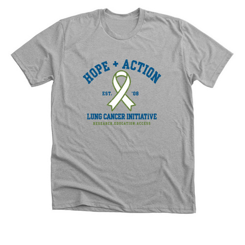 LCI - Hope + Action 2026, a Athletic Heather Premium Unisex Tee