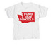 Fund Washington Schools, a White Youth Unisex Tee