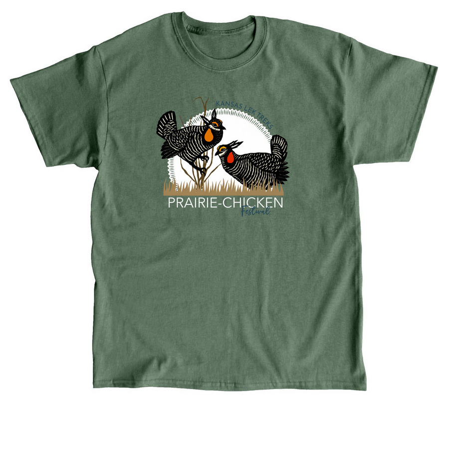'26 Kansas Lek Treks Prairie-Chicken Festival, a Military Green Classic Unisex Tee