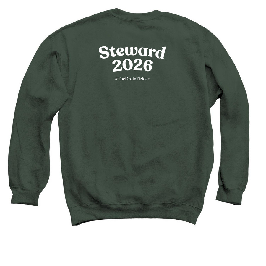 Steward&nbsp;, a Forest Crewneck Sweatshirt (back-view)