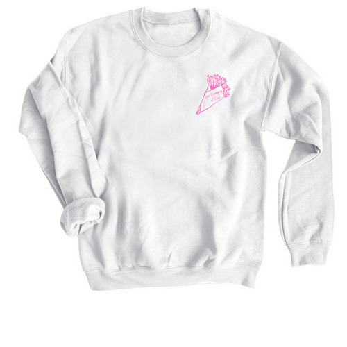 Her Campus at TCNJ - Mirror, a White Crewneck Sweatshirt