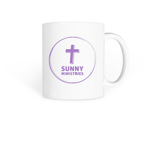Sunny Ministries Logo Mug, a White Coffee Mug