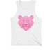Ornate Bear Tank - Pride Pink, a White Premium Cotton Tank