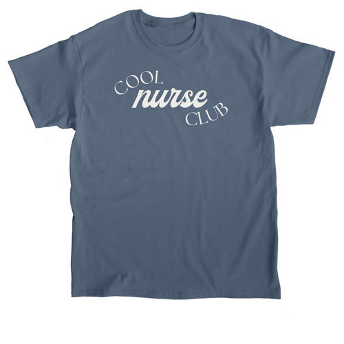 Cool Nurse Club, a Indigo Blue Classic Unisex Tee