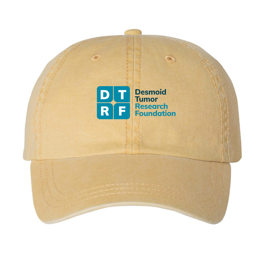 DTRF: Hats, a Mustard Printed Pigment Dye Baseball Cap
