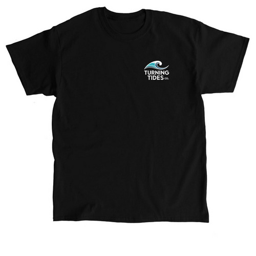 Turning Tides, a Black Classic Unisex Tee
