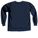 Long Sleeve T, a True Navy Comfort Colors Long Sleeve Tee (back-view)