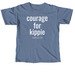courage for kippie, a Blue Jean Comfort Colors Unisex Tee
