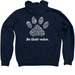 Be their voice&nbsp;, a Navy Zip Up Hoodie (back-view)