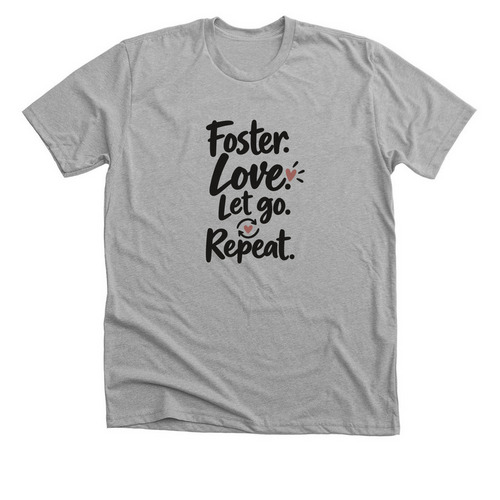 Foster Cycle, a Athletic Heather Premium Unisex Tee