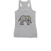 Elephant Crown, a Athletic Heather Women's Racerback