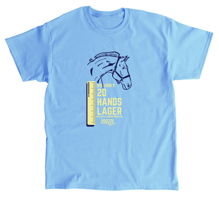 20 Hands Lager Shirt, a Carolina Blue Classic Unisex Tee