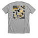 Brenau Community T-shirt, a Athletic Heather Premium Unisex Tee (back-view)