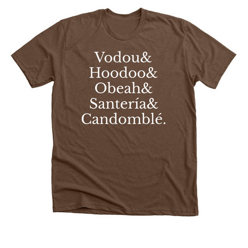 African Diaspora Religions, a Heather Brown Premium Unisex Tee