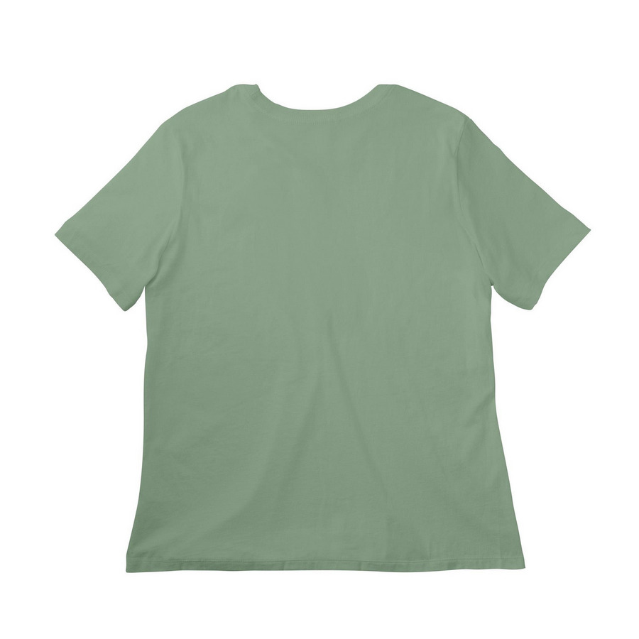 Be Noddy and Run Wild, a Sage Women?s Relaxed Cotton Tee (back-view)