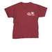 Bike East Bay Logo, a Cardinal Red Youth Unisex Tee