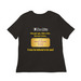 Charlie and the Chocolate Factory, a Black Women?s Relaxed Cotton Tee (back-view)