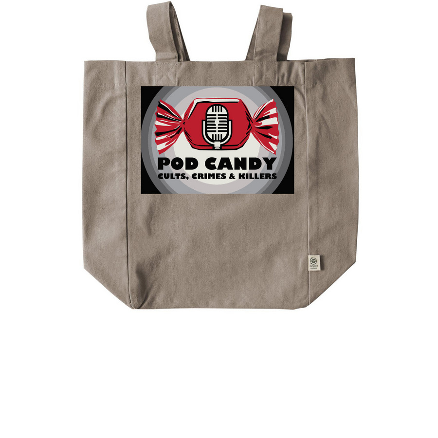 Pod Candy Podcast, a Pumice Recycled Cotton Tote Bag