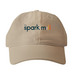 TSM Hat - Dark Logo, a Khaki Printed Pigment Dye Baseball Cap