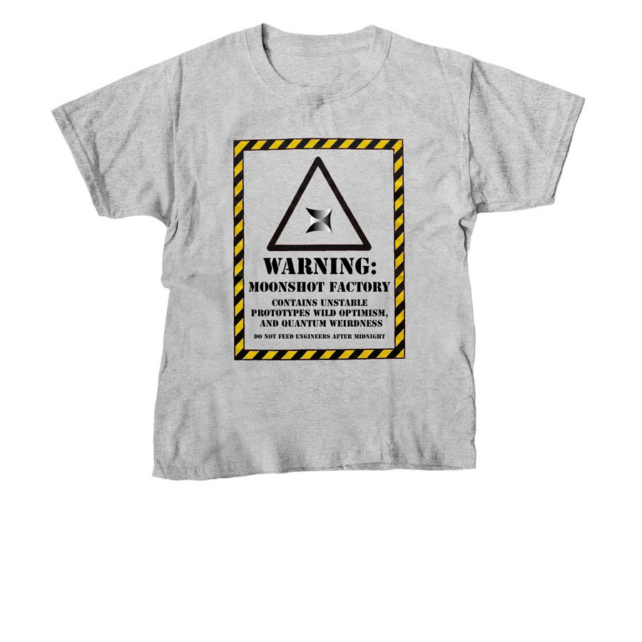Warning!, a Sport Grey Youth Unisex Tee
