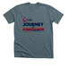 Where adventure meets purpose shirt, a Heather Slate Premium Unisex Tee