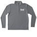 THE.zip, a Grey Concrete Unisex Performance Quarter Zip Pullover