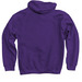 The Stairwells Sweatshirt (Neon), a Purple Pullover Hoodie (back-view)
