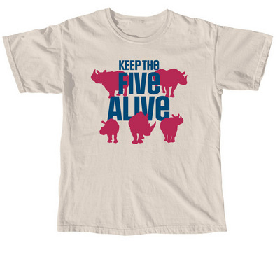 Keep the Five Alive, a Ivory Comfort Colors Unisex Tee
