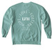LFH, a Seafoam Comfort Colors Crewneck Sweatshirt (back-view)