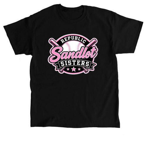 Sandlot Sisters Shirts & Hoodies Adult&Youth, a Black Classic Unisex Tee