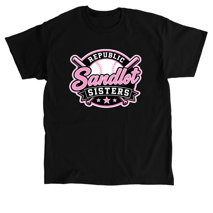 Sandlot Sisters Shirts & Hoodies Adult&Youth, a Black Classic Unisex Tee