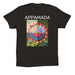 Appamada School Mandala, a Black Premium Cotton Tee