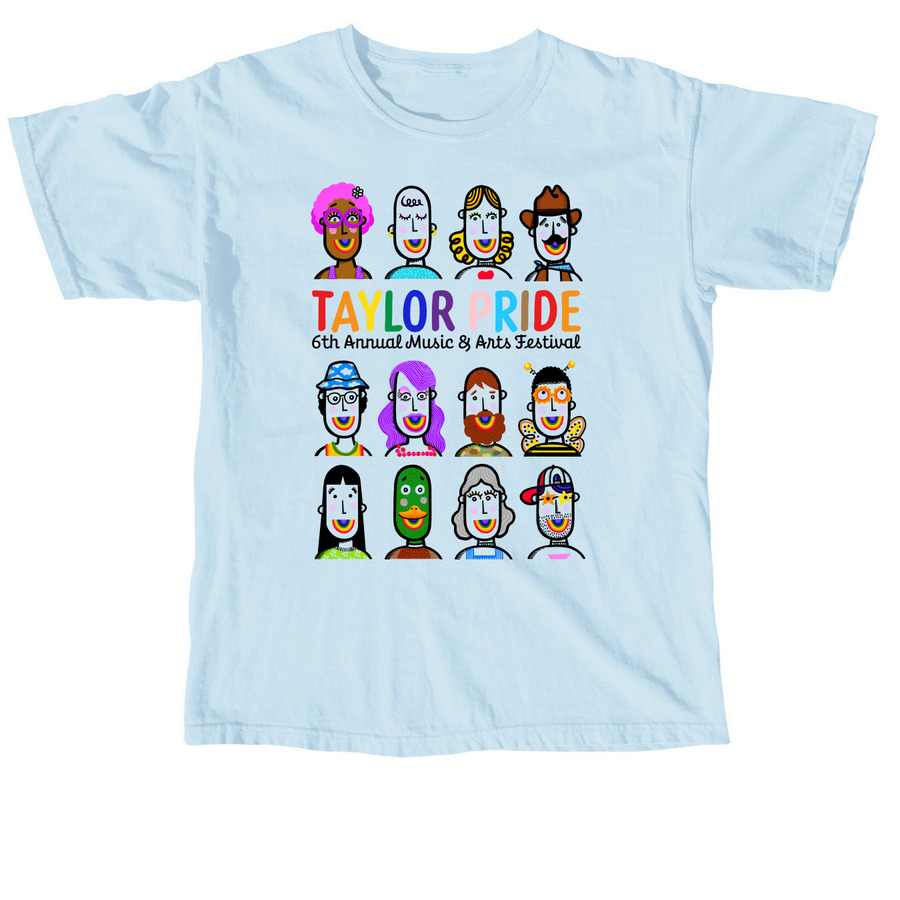 2026 Pride T - Comfort Colors, a Chambray Comfort Colors Unisex Tee