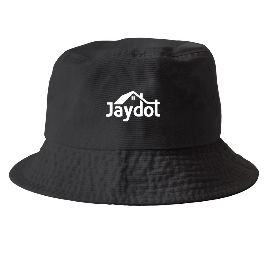 White Logo Hats, a Black Printed Bucket Hat