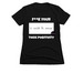 IT COULD BE WORSE, a Black Women's Slim Fit Tee