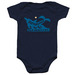 Infant Onesie, a Navy Infant Onesie