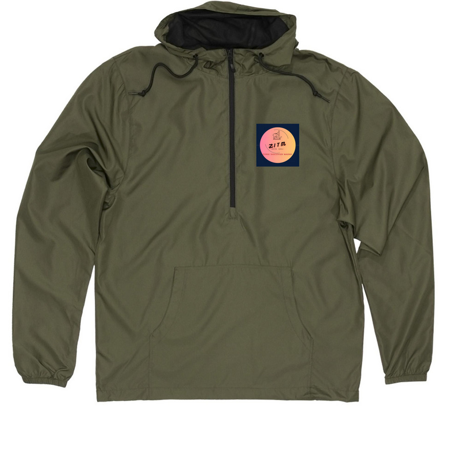 Live In The Moment Jackets !, a Army Quarter-Zip Windbreaker