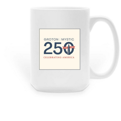 Groton Mystic 250 Mug, a White Large Coffee Mug