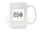 Groton Mystic 250 Mug, a White Large Coffee Mug