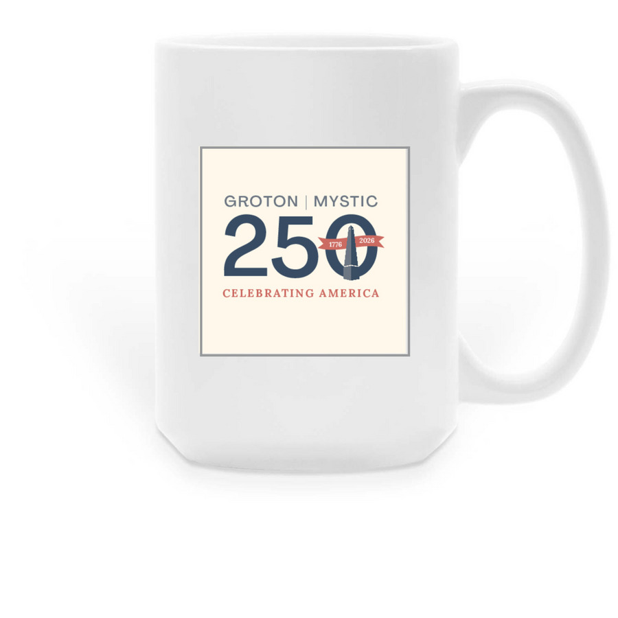 Groton Mystic 250 Mug, a White Large Coffee Mug