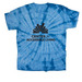CAL Front Logo&nbsp;, a Baby Blue Classic Tie Dye Tee