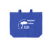 Learning. Playing. Growing., a True Royal Cotton Canvas Tote Bag