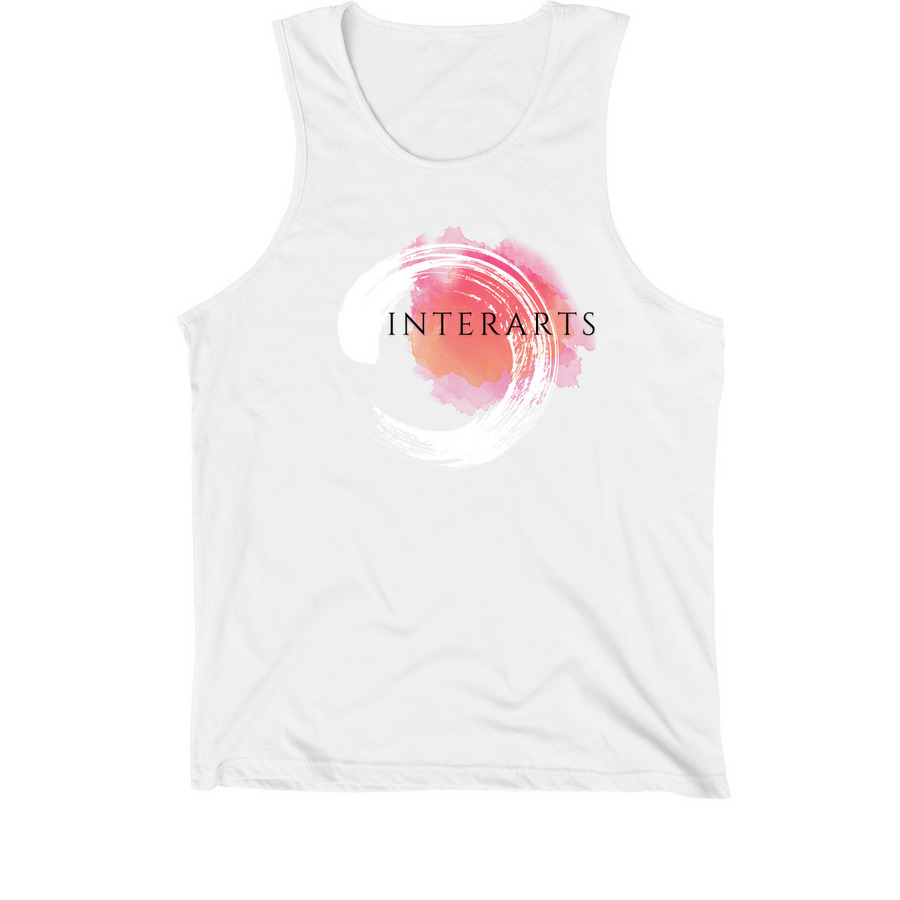 InterArts Tank Top, a White Premium Cotton Tank
