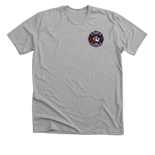 Support the Huntington North Fire Academy, a Athletic Heather Premium Unisex Tee